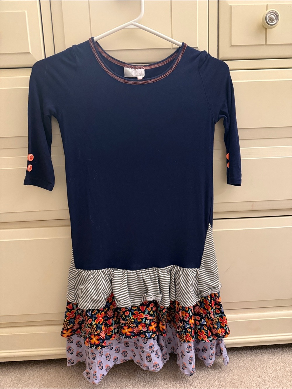 Matilda Jane navy fit flare dress
Size 8